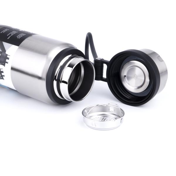 2020 New Design Wide Mouth Portable Sports Drinking Metal Water Bottle, Double wall Stainless Steel Insulated Hydro Vacuum Flask