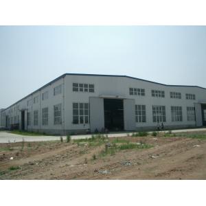 Prefabricated Industrial Metal Warehouse Multi Span Structural Steel Beams And