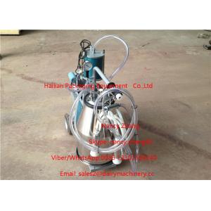 HL-JN04 Single Bucket Piston Pump Milking Machine For Cows Cattle , 220v Voltage