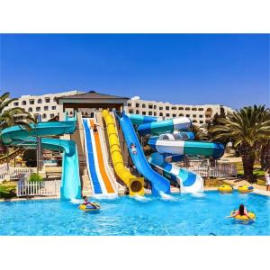 Outdoor Amusement Park Ride Swimming Pool Fiberglass Water Slide