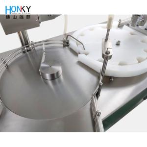 Nicotine Smoke Oil Liquid Filling Capping Machine Tabletop 1500bph