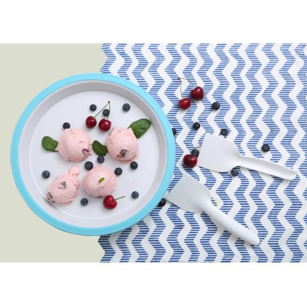 Non Electric Instant Ice Pop Maker Portable 9 Inch Ice Cream Maker Pan