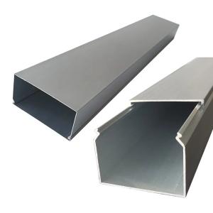 Adjustable Height Heavy Duty Silver Flameproof Cable Tray Humidity Resistance