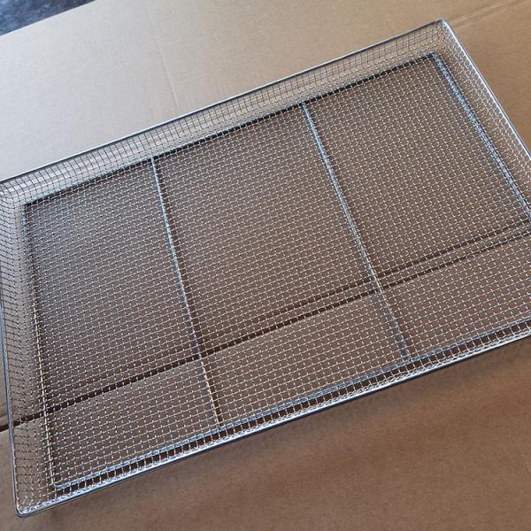 800x600mm Stainless Steel Wire Mesh Tray for Food Drying Baking Cooling