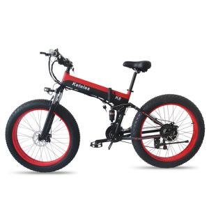 2021 Top sale folding fat tire bike snow electric folding bicycle