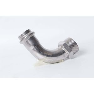 SS304 90 Degree Elbow male Press Pipe Fitting