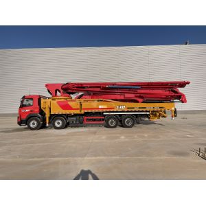 Sany 62M Concrete Pump Truck with 170 m³/h Output and 13.5 MPa Pressure on Volvo