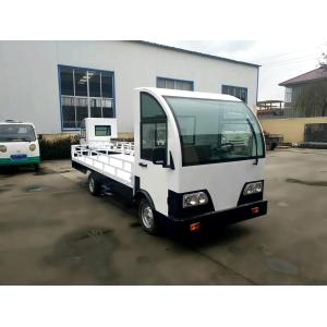 Customized Electric Platform Truck , Enclosed Cab battery operated platform