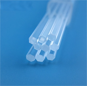 Buy Customized Hexagon Fused Quartz Rod with Heat-resistant at wholesale prices