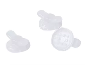 Buy Ceramic Clear Lingual Buttons with Small Cleat 10 pcs/pack at wholesale prices
