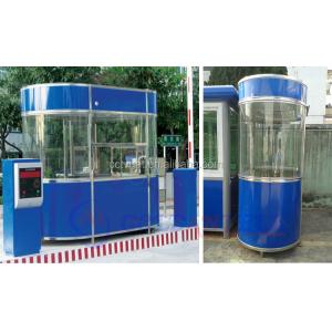Custom Stainless Steel Security Cabin Prefab Outdoor Guard Booth
