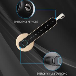 Aluminum Door Keyless Smart Digital Door Lock with Tuya App Passcode and TTlock