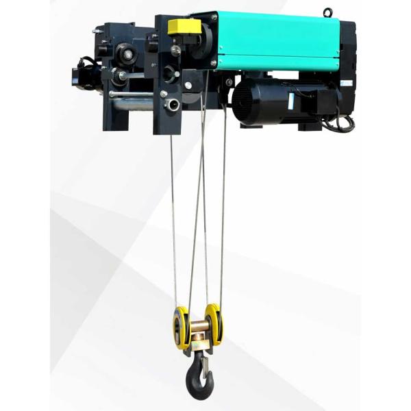 Euro Style Electric Wire Rope Hoist 10 Ton Pendant Control IP54