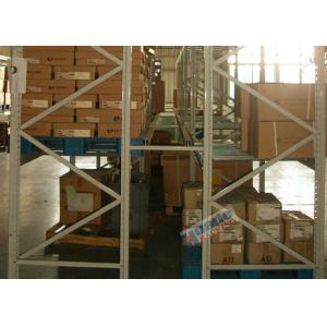 Boxes Packed Material Handling Racks , Custom Q235B Galvanized Steel Rack