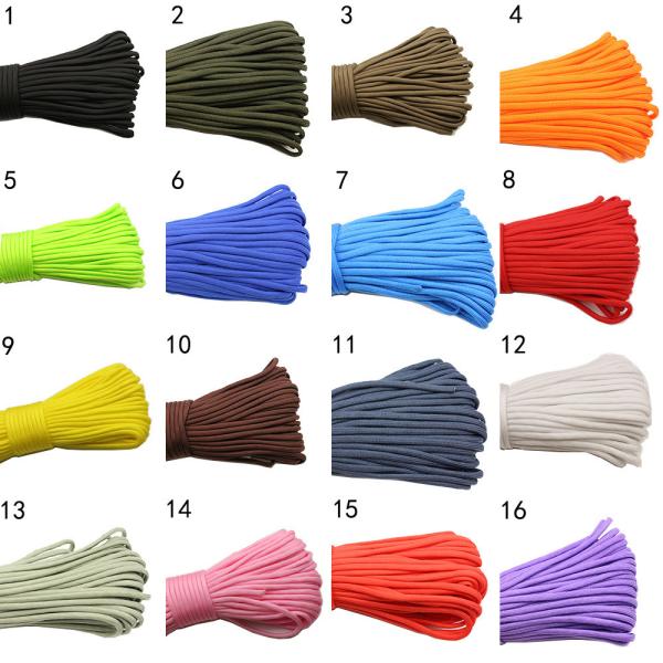 Colorful Orange Nylon Rope ISO9001 Double Braided Polyester Rope