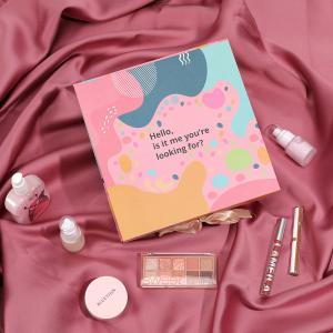 Custom Glossy Lamination Cosmetic Hair Folding Magnetic Packaging Box with