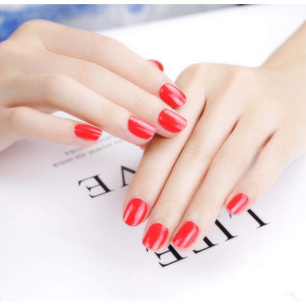 Wholesale Gel Nail Polish Stickers New Trends Factory Price Colorful Semi Gel Nail Sticker Factory In China