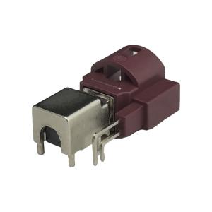 FAKRA HSD Connector Right Angle Vihicle LVDS Connectors For PCB Mounting Types