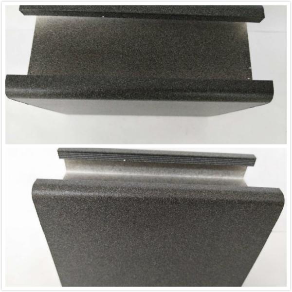 Buy Black Extruded Aluminum Electronics Enclosure / Electrolytic Coated Aluminum Alloy Profiles at wholesale prices