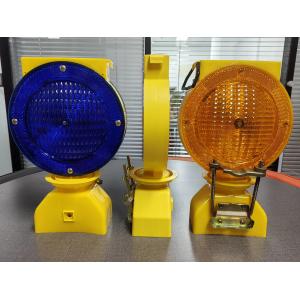 Solar Led Powered Traffic Warning Barricade Lights For Roadway Safety