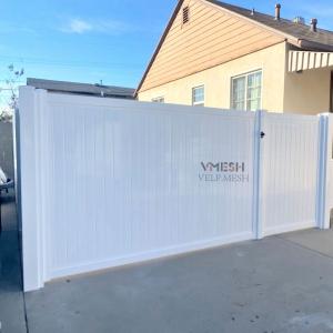 Quality High Strength 6 Foot Pvc Privacy Fence Maintenance Free for sale