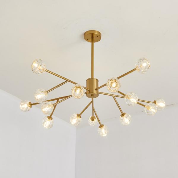 Buy G9 Decoration Bronze  Modern Glass Pendant Chandelier at wholesale prices