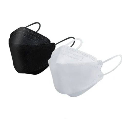 Buy Disposable Nonwoven Fish Shaped Face Mask Kn95 Black Anti Dust Mask GB2626-2006 at wholesale prices