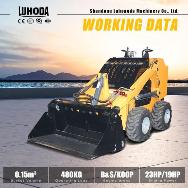 Yanmar Engine Diesel Closed System Skid Steer Loader Attachment Wheel Skid Loader on Sale