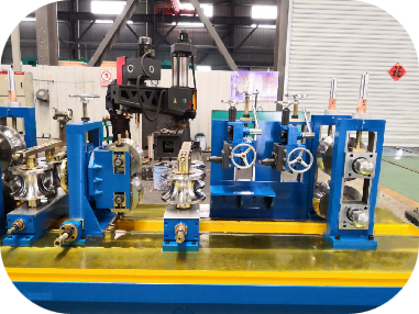 Square Metal Pipe Making Machine Aluminium Alloy Steel 450mm-550mm