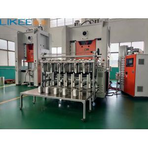 Silver Aluminum Foil Plate Making Machine With High Precised Steel