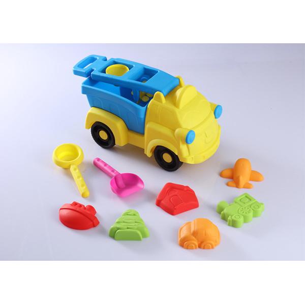 Buy 10 Pcs Hard Plastic Beach Sand Set Toys W / Vehicle Animal Molds Bucket Shovel 15 " at wholesale prices