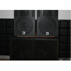 Two Way Coaxial Powered Karaoke Speakers 12 Inch Black Paint