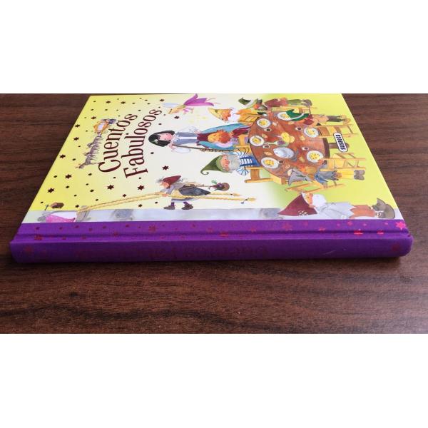 Thread Sewing Hardbound Book Printing UV Coating For Coloring Baby Photo Book