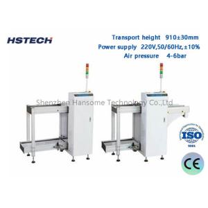 SMT Production 90 Degree PCB Magazine Unloader LED Button Control MD Report 90