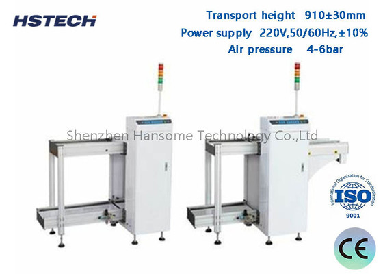 SMT Production 90 Degree PCB Magazine Unloader LED Button Control MD Report 90