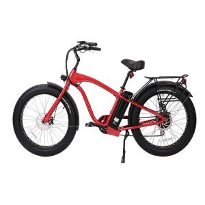 500W Retro Fat Tire Electric Bike 26 Inch Shimano Derailleur system