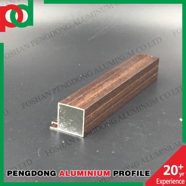Wood Grain aluminium profile for kitchen cabinet