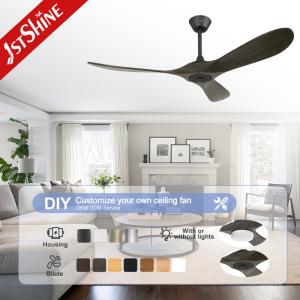 Decor Dc Solid Blade 52 Inches Ceiling Fan With Remote Control