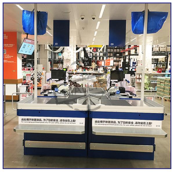 Electric Commercial Cash Register Counter Trendy Appearance With Infrared Sensor