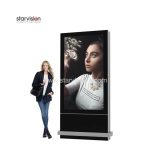 Indoor LCD Digital Display Totem 4k Ultra HD Advertising Digital Signage For