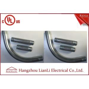 Blue White 1/2 inch 4 inch Steel IMC Conduit Nipple Electro Galvanized with UL