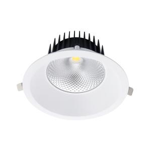 Residential 30W 20W 40w Round COB Anti Glare LED Downlight 4000K 2700k