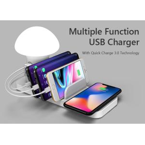 Nightlight 10W 40W Wireless Charging Pad With Usb Port
