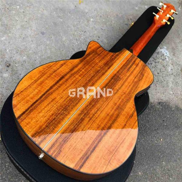 Top Quality koa wood cutaway acoustic electric guitar K24 model best guitars