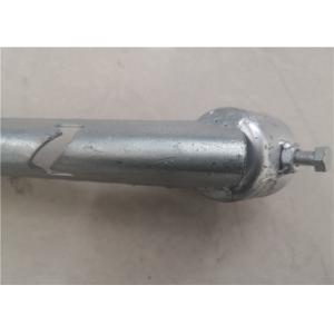 3'' Post Corner Barb Wire Extension Arm Steel 3 Strand For Chain Link Fence