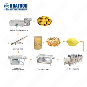 China Fruit And Vegetable Processing Machinery Leafy Vegetable Cleaning Machine Tomato Production Line on sale