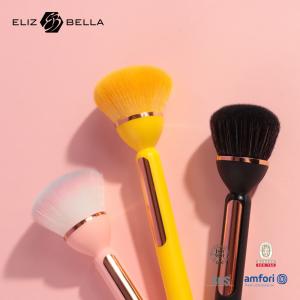 Beauty Tools Individual Large Powder Brush Plastic Handle With Synthetic Hair