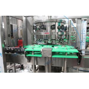 Screw Feeding Type Cola / Soda Can Filling Machine / Canning Machine Plc Control