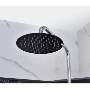 900x900x2150mm Quadrant Shower Enclosure Black 5mm