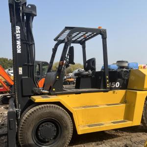 China AC Drive Used Forklift Komatsu FD150 15 Ton 122kW on sale